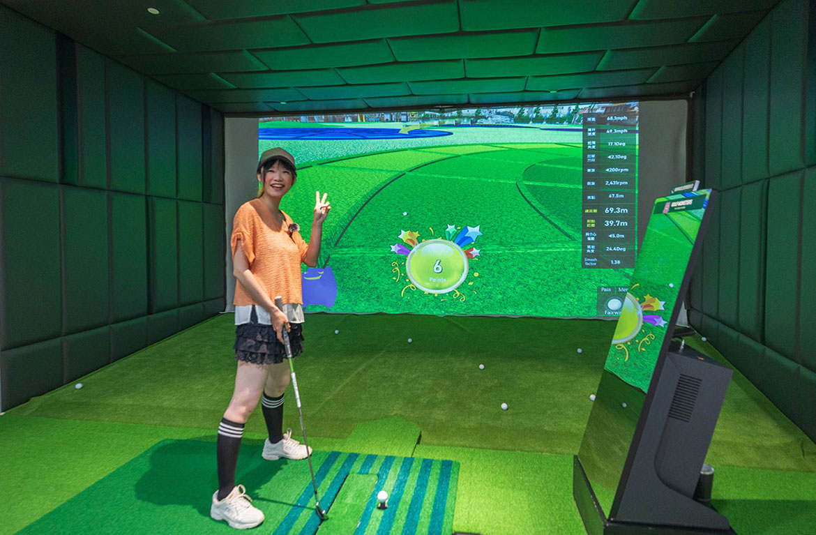 GOLF MONSTERS｜室內竟然也能打高爾夫！最新2025台北松山區景點推薦，聯誼、團建、商務聚會超時尚都會運動，不怕風吹雨淋的台北高爾夫球場推薦 55