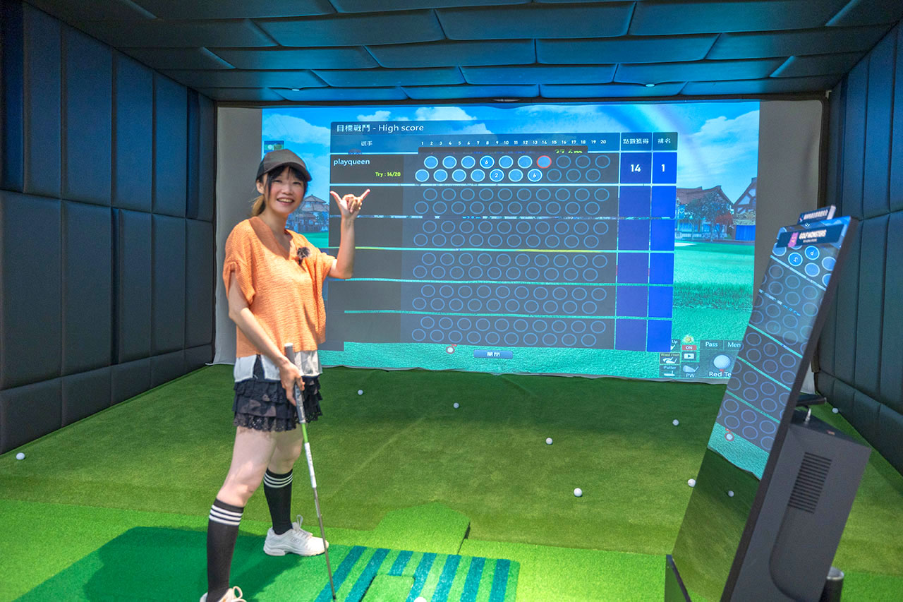 GOLF MONSTERS｜室內竟然也能打高爾夫！最新2025台北松山區景點推薦，聯誼、團建、商務聚會超時尚都會運動，不怕風吹雨淋的台北高爾夫球場推薦 57