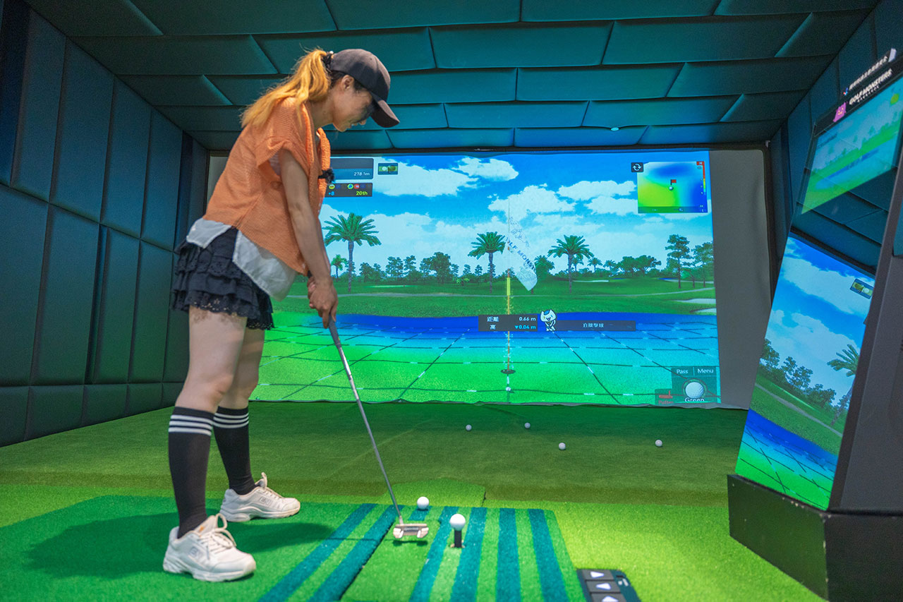 GOLF MONSTERS｜室內竟然也能打高爾夫！最新2025台北松山區景點推薦，聯誼、團建、商務聚會超時尚都會運動，不怕風吹雨淋的台北高爾夫球場推薦 49