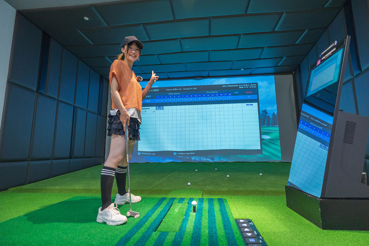 GOLF MONSTERS｜室內竟然也能打高爾夫！最新2025台北松山區景點推薦，聯誼、團建、商務聚會超時尚都會運動，不怕風吹雨淋的台北高爾夫球場推薦 51