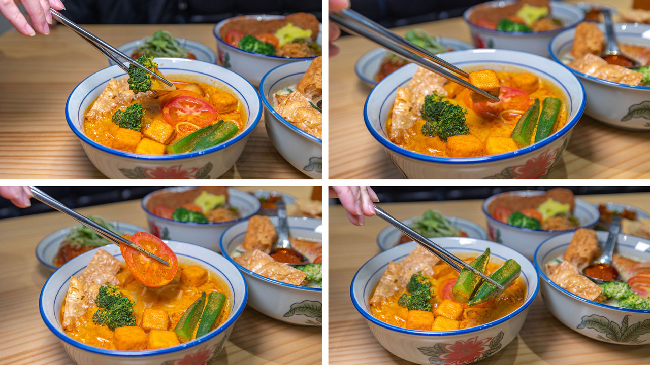 【2026台中北屯美食推薦】熱浪小島南洋蔬食，檳城白咖哩、銷魂排燒飯，自家種植南洋香料風味超頂，連肉食控都會一吃上癮！ 151