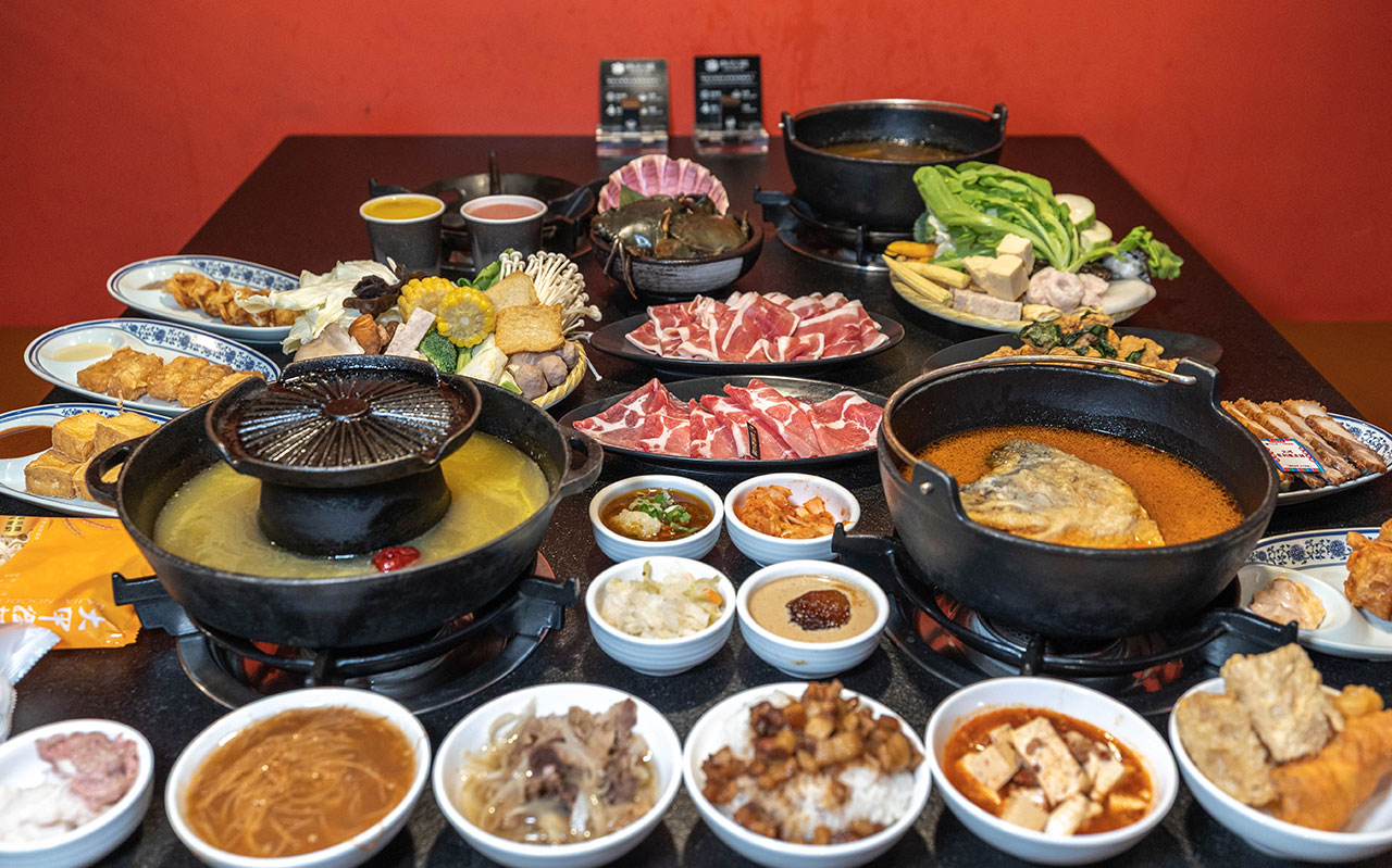 尚石苑石頭火鍋太平店｜台中超推火鍋吃到飽40種配料無限自助吧，台味特色美食滷肉飯、麵線糊、牛肉丼多種美食吃到爽2026台中太平美食推薦 31