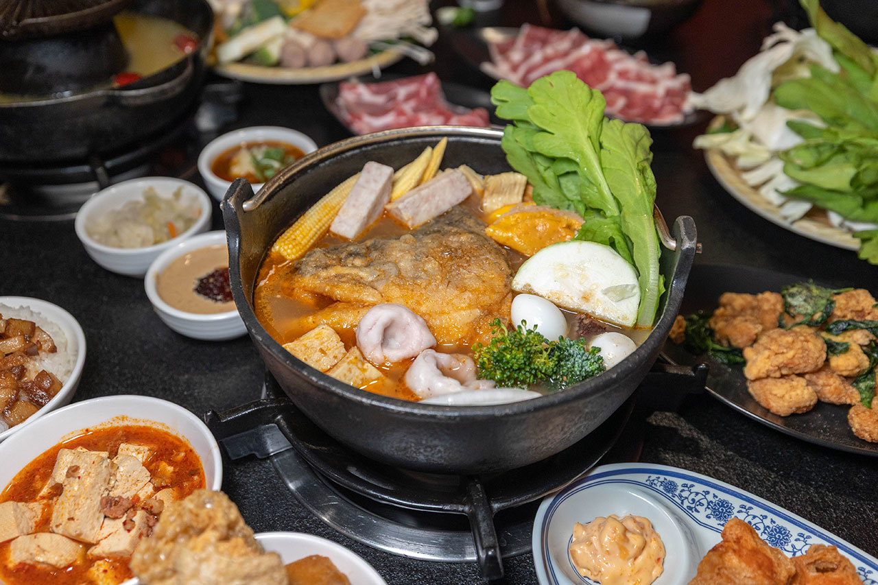 尚石苑石頭火鍋太平店｜台中超推火鍋吃到飽40種配料無限自助吧，台味特色美食滷肉飯、麵線糊、牛肉丼多種美食吃到爽2026台中太平美食推薦 49