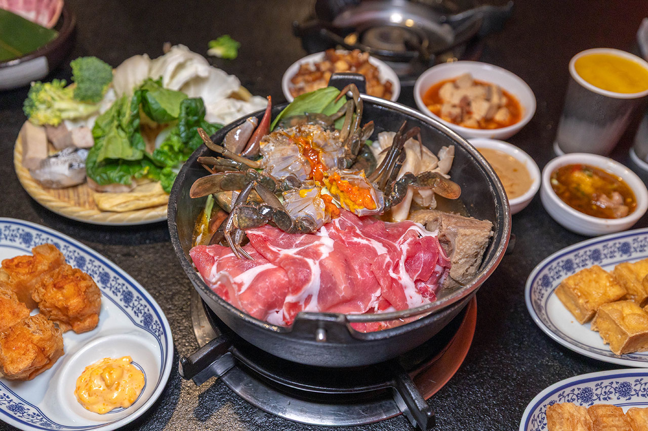 尚石苑石頭火鍋太平店｜台中超推火鍋吃到飽40種配料無限自助吧，台味特色美食滷肉飯、麵線糊、牛肉丼多種美食吃到爽2026台中太平美食推薦 73