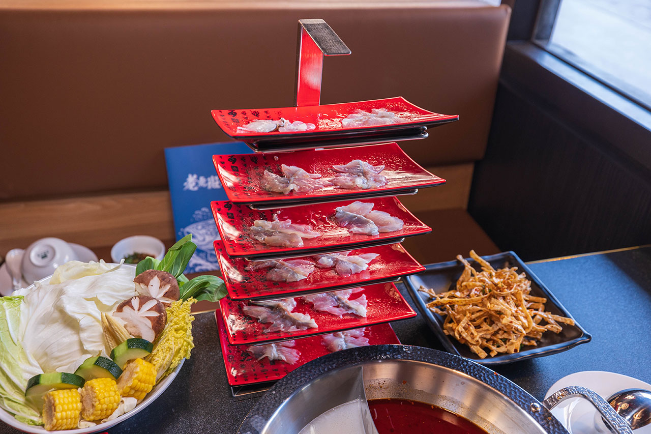 【2026台中火鍋推薦】老虎斑斑·赤斑涮｜全台首創石斑魚火鍋專賣！燜製清油鴛鴦鍋麻辣湯鮮魚湯，最新台中北屯火鍋新店報到！ 159