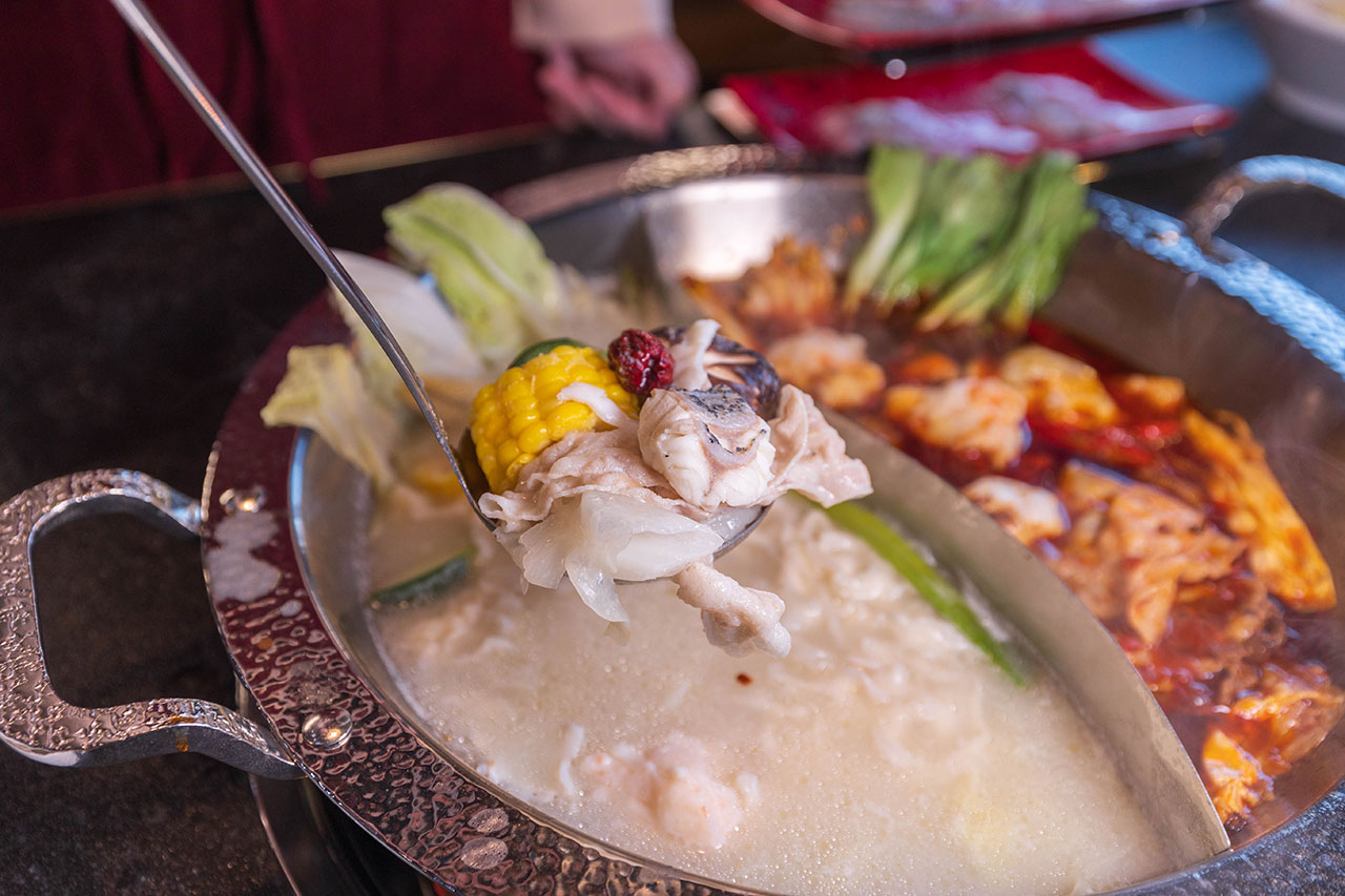 【2026台中火鍋推薦】老虎斑斑·赤斑涮｜全台首創石斑魚火鍋專賣！燜製清油鴛鴦鍋麻辣湯鮮魚湯，最新台中北屯火鍋新店報到！ 169