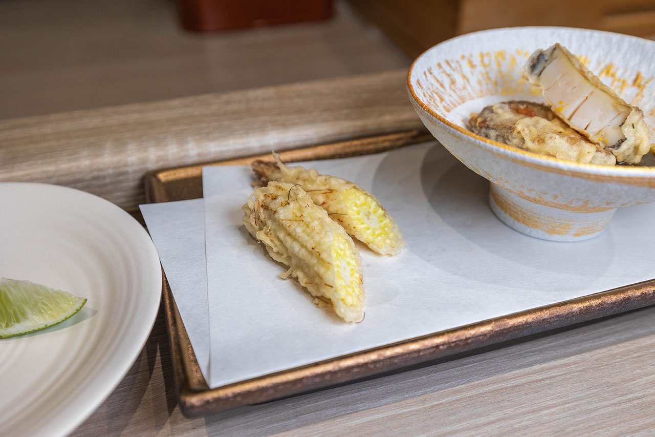 【台中無菜單推薦】船艙せんしつ 天 料理：頂級天婦羅 Omakase 究極盛宴，九州松葉蟹、海膽鮪魚海苔包，最新2026台中北屯區美食推薦 51
