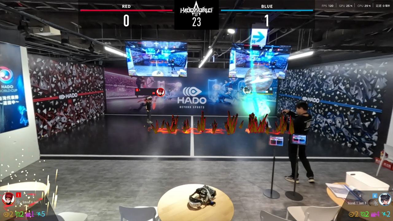 【2026台中景點】鬪次元科技運動：HADO AR電子躲避球挑戰最強台中室內聚會團建運動！好鬪格子超好玩反應力+智力的雙重考驗，台中西區景點推薦 39