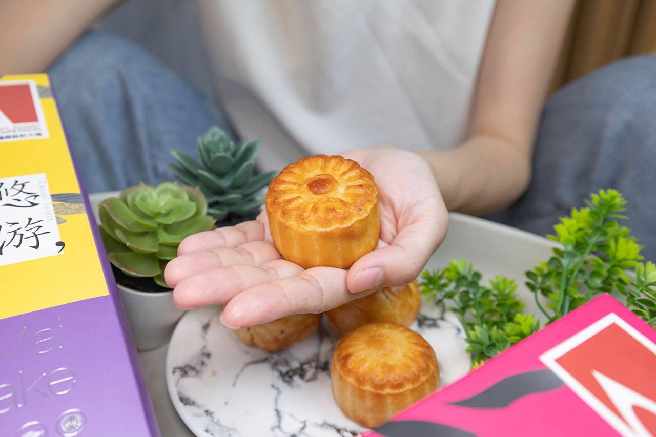 先麥中秋禮盒開箱，超強伴手禮推薦國宴點心，超美義大利國際設計大獎禮盒，芋頭酥、太陽餅、蛋黃酥，台中名產一盒全都有 73